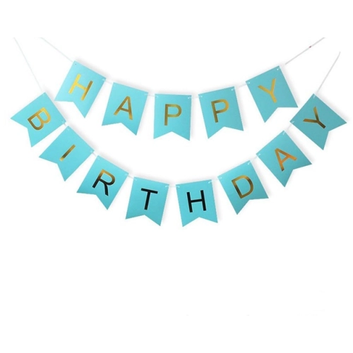 Baner girlanda dekoracja napis Happy Birthday